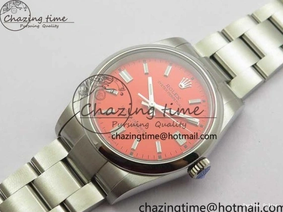 0510 Seasonal Oyster Perpetual 36mm 126000 BP Best Edition Red Dial on SS Bracelet 2652